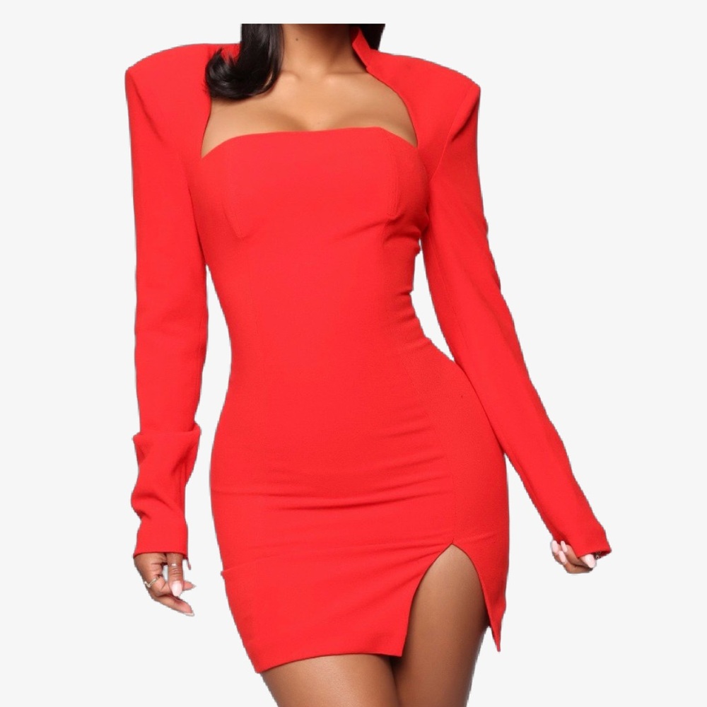Fashion Nova Red Women's Dress